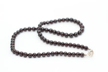 Garnet & Silver Necklace