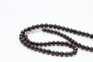 Garnet & Silver Necklace