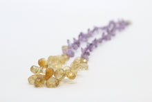 Amethyst, Citrine & Silver Necklace