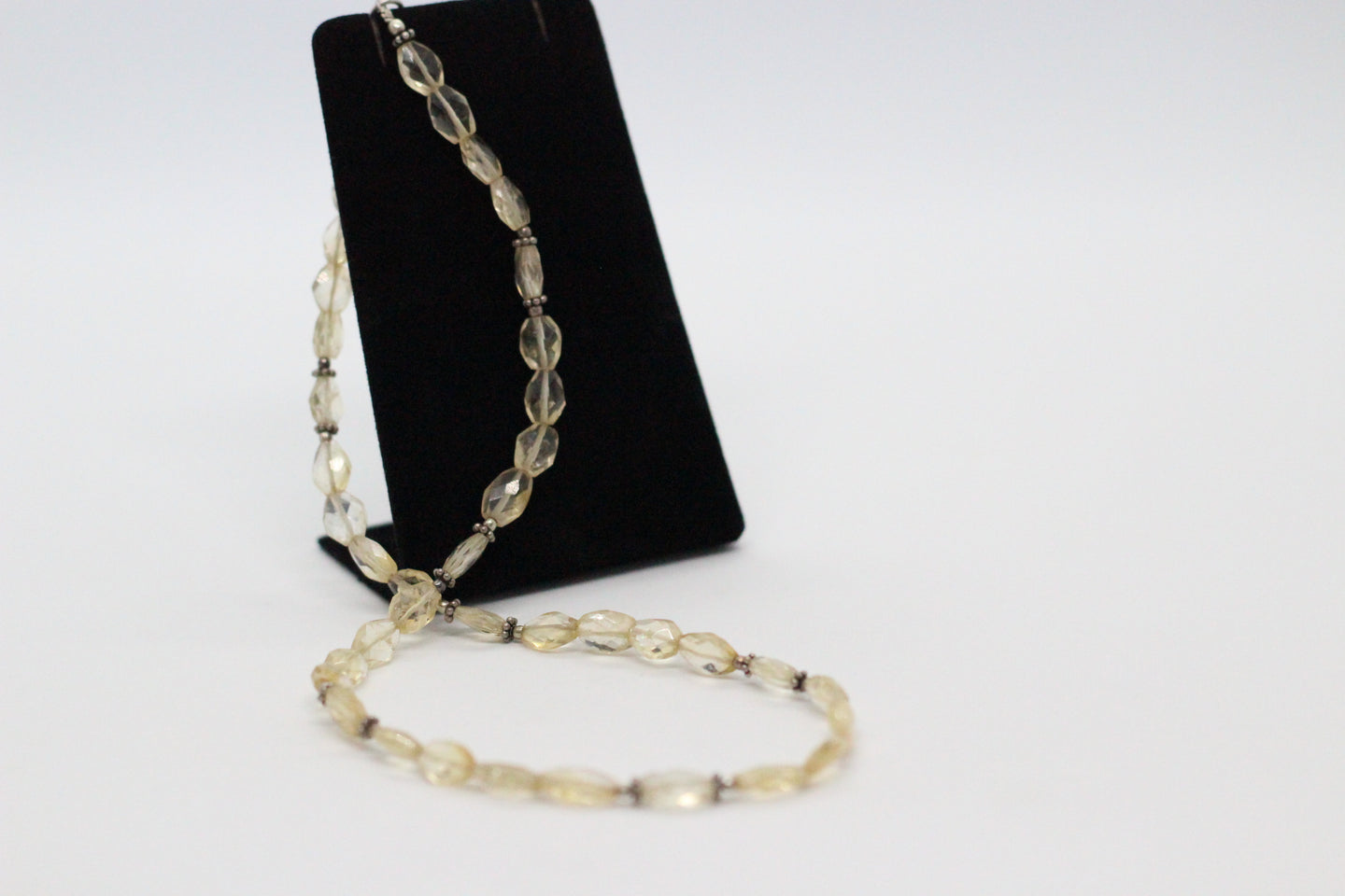 Citrine & Silver Necklace