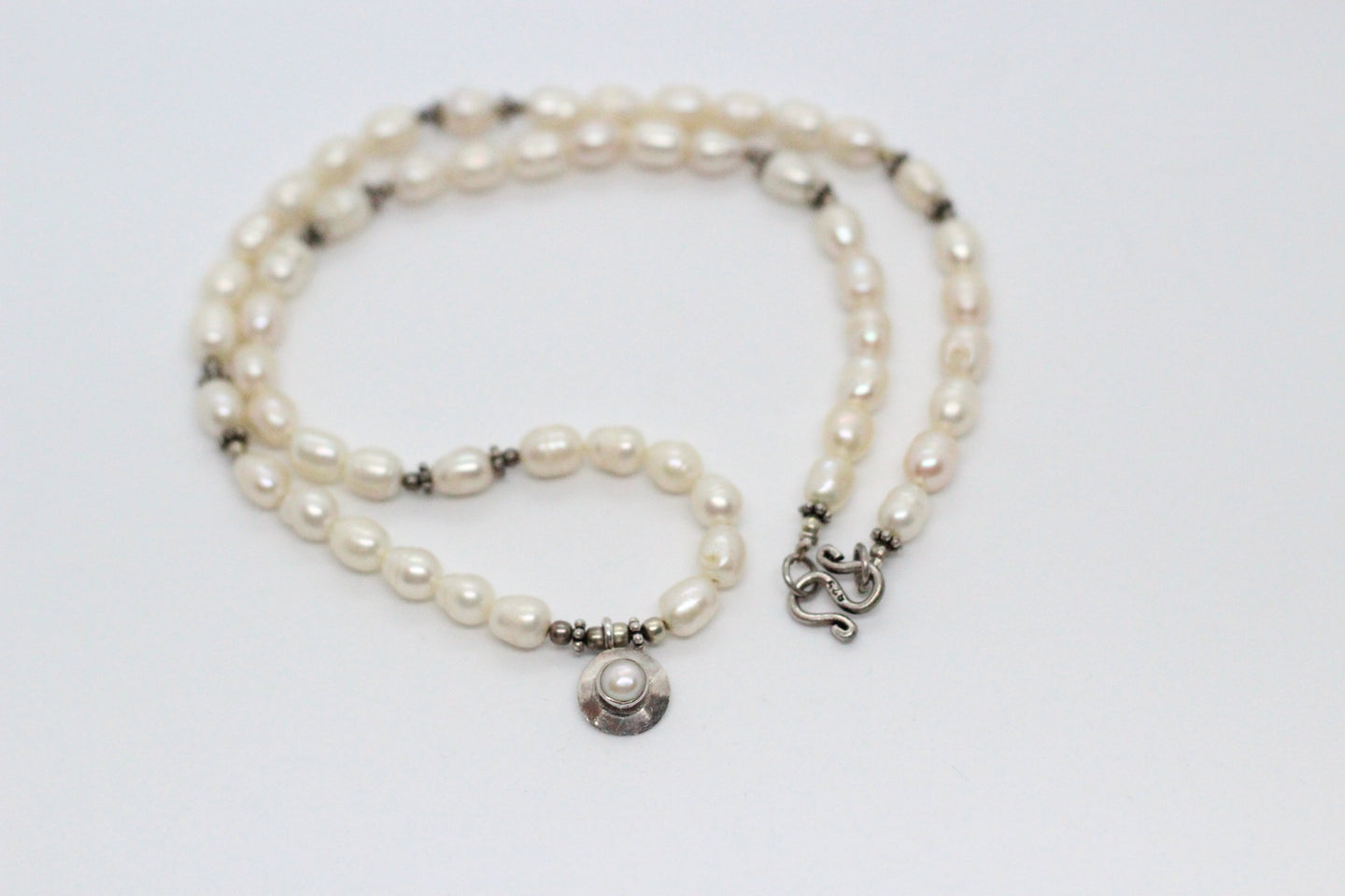 Pearl & Silver Necklace