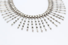 Vintage Silver Spiked Necklace