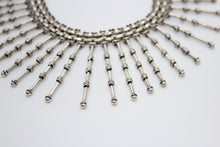 Vintage Silver Spiked Necklace