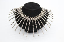 Vintage Silver Spiked Necklace