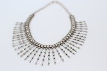 Vintage Silver Spiked Necklace