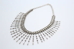 Vintage Silver Spiked Necklace