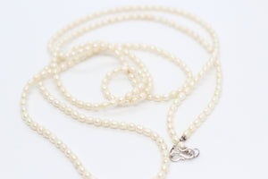 Long Pearl Beaded Necklace