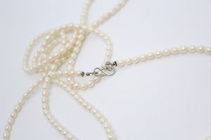 Long Pearl Beaded Necklace