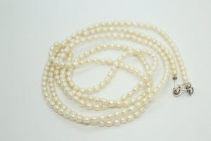 Long Pearl Beaded Necklace