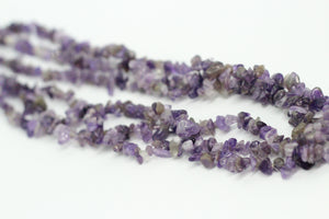 Tripple Amethyst Necklace