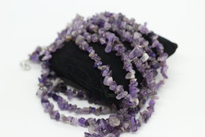 Tripple Amethyst Necklace