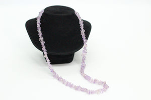 Light Amethyst Chip Necklace