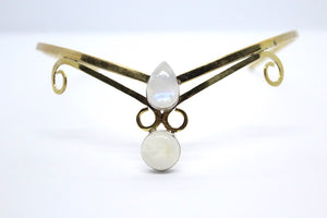 Double Pear & Round Shaped Moonstone